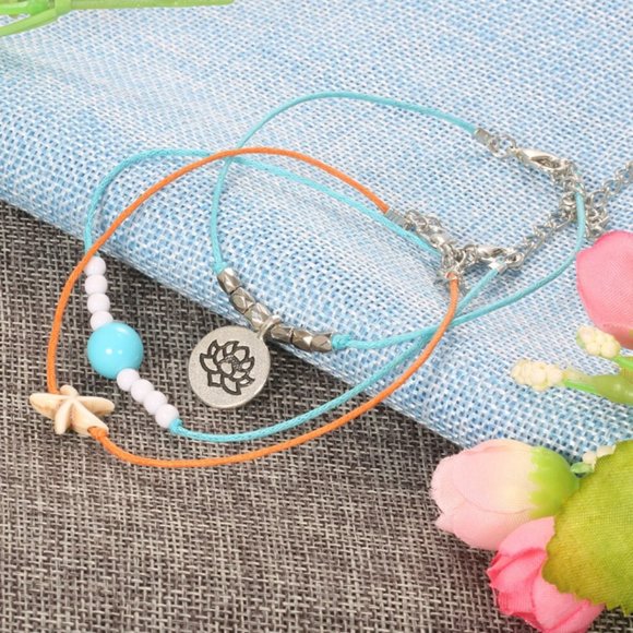 2/$25🍒 SEASTAR Beach Anklet Set ⭐ - Picture 2 of 5